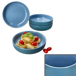 01-414387-Ritzenhoff-und-Breker-Jasper-Ozeanblau-Suppenteller-19cm-4er-Set-Deko.jpg 4er Set Jasper Ozeanblau Suppenteller aus Steingut - 414387_Bild_1