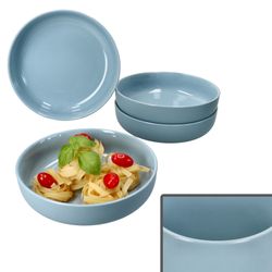01-414226-Ritzenhoff-und-Breker-Jasper-Graublau-Suppenteller-19-3cm-4er-Set-Deko.jpg 4er Set Jasper Graublau Suppenteller aus Steingut - 414226_Bild_1