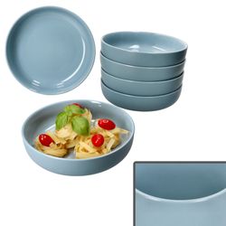01-414226-Ritzenhoff-und-Breker-Jasper-Graublau-Suppenteller-19-3cm-6er-Set-Deko.jpg 6er Set Jasper Graublau Suppenteller aus Steingut - 414226_Bild_1