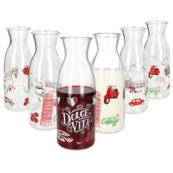 01-806076-Ritzenhoff-und-Breker-Palermo-Karaffe-1L-6er-Set-Deko.jpg 6er Set Palermo Karaffe 1 Liter - 806076_Bild_1