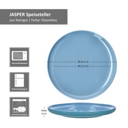 05-414363-Ritzenhoff-und-Breker-Jasper-Ozeanblau-Speiseteller-25-2cm-Bemassung.jpg 12tlg Tafelservice Jasper Ozeanblau aus Steingut - 6x 414363 & 6x 414387_Bild_7