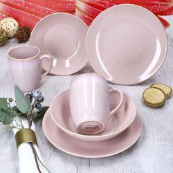 05-582750-Maeser-OSSIA-Rosa-Fruehstuecksset-6tlg-Ambientebild.jpg 6tlg Frühstücksset OSSIA Tearose ROSA für 2 Personen aus Steingut - 582750_Bild_6