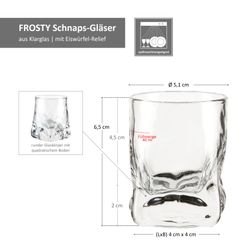 06-11107122S-Borgonovo-Frosty-Schnapsglaeser-70ml-Bemassung1.jpg 6er Set FROSTY Schnapsgläser aus Glas - 11107122S_Bild_7