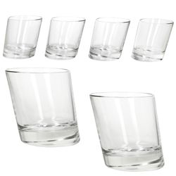 02-11006820S-Borgonovo-Pisa-Whisky-Tumbler-350ml-6er-Set.jpg 6er Set PISA schräge Whisky-Tumbler aus Glas - 11006820S_Bild_2