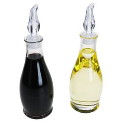 01-13249022S-Borgonovo-Olli-Essig-und-Oel-Flasche-2er-Set-Deko.jpg 2er Set OLLI Essig- & Öl-Flaschen mit Ausgießer - 13249022S_Bild_1
