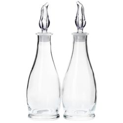 02-13249022S-Borgonovo-Olli-Essig-und-Oel-Flasche-2er-Set.jpg 2er Set OLLI Essig- & Öl-Flaschen mit Ausgießer - 13249022S_Bild_2