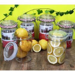 03-17103520S-Norma-Vorratsglas-1L-Ambientebild-01.jpg 6er Set Einmachglas Bügelverschluss NORMA 1L - 17103520S_Bild_7