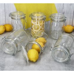 05-17103520S-Norma-Vorratsglas-1L-Ambientebild-02.jpg 6er Set Einmachglas Bügelverschluss NORMA 1L - 17103520S_Bild_8