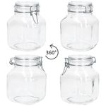 6er Set Einmachglas eckig Bügelverschluss PRIMA 2L - 17212520S_Bild_4