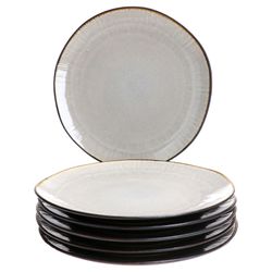 02-24321914-HIT-Reavtive-Glaze-Grey-Kos-Dark-Cement-Kuchenteller-22cm-6er-Set.jpg 6er Set Kuchenteller Reactive Glaze Dark Cement für 6 Personen aus Steingut – 24321914_Bild_2