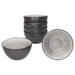 02-24321906-HIT-Reavtive-Glaze-Grey-Kos-Dark-Cement-Schale-13-7x7cm-6er-Set.jpg 6er Set Dessertschale Reactive Glaze Dark Cement für 6 Personen aus Steingut – 24321906_Bild_2