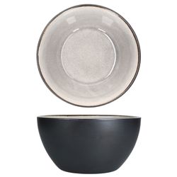 04-24321906-HIT-Reavtive-Glaze-Grey-Kos-Dark-Cement-Schale-13-7x7cm.jpg 6er Set Dessertschale Reactive Glaze Dark Cement für 6 Personen aus Steingut – 24321906_Bild_4