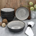 6er Set Schale Reactive Glaze Dark Cement für 6 Personen aus Steingut – 24321922_Bild_5