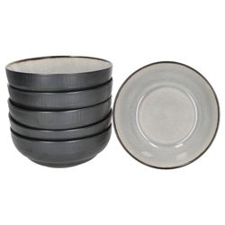 02-24321922-HIT-Reavtive-Glaze-Grey-Kos-Dark-Cement-Schale-17x6cm-6er-Set.jpg 6er Set Schale Reactive Glaze Dark Cement für 6 Personen aus Steingut – 24321922_Bild_2