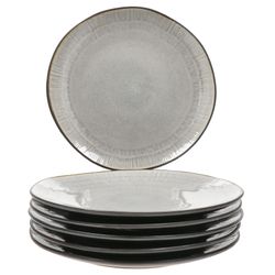 02-24321918-HIT-Reavtive-Glaze-Grey-Kos-Dark-Cement-Speiseteller-27cm-6er-Set.jpg 6er Set Speiseteller Reactive Glaze Dark Cement für 6 Personen aus Steingut – 24321918_Bild_2