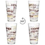 12er Set CANDY Latte Macchiato Gläser mit Schrift-Dekor 380ml_Bild_4
