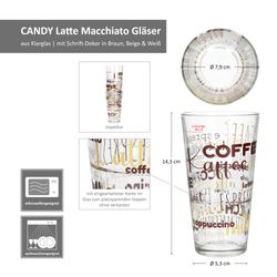 06-162832-MamboCat-Candy-Latte-Macchiato-Glaeser-Bemassung.jpg 12er Set CANDY Latte Macchiato Gläser mit Schrift-Dekor 380ml_Bild_7