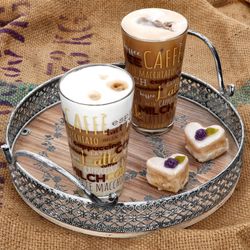 03-162832-MamboCat-Candy-Latte-Macchiato-Glaeser-Ambientebild.jpg 48er Set CANDY Latte Macchiato Gläser mit Schrift-Dekor 380ml_Bild_3