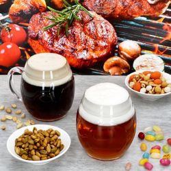 03-12000120S-Borgonovo-Fussball-Bierglaeser-0-5L-geeicht-Ambientebild-01.jpg 12er Set Fußball-Gläser mit Henkel für 12 Personen – 12000120S_Bild_3