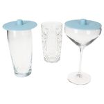 2er Set FLEX Frischhaltedeckel Ø10cm hellblau aus Silikon – 10053_Bild_2