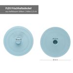 2er Set FLEX Frischhaltedeckel Ø10cm hellblau aus Silikon – 10053_Bild_7
