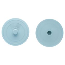 04-10053-Kela-Flex-Frischhaltedeckel-klein-10cm-Vorder-und-Rueckansicht.jpg 2er Set FLEX Frischhaltedeckel Ø10cm hellblau aus Silikon – 10053_Bild_5