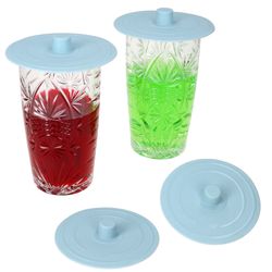 01-10053-Kela-Flex-Frischhaltedeckel-klein-10cm-4er-Set-Deko.jpg 4er Set FLEX Frischhaltedeckel Ø10cm hellblau aus Silikon – 10053_Bild_1