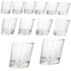 02-11006820S-Borgonovo-Pisa-Whisky-Tumbler-350ml-12er-Set.jpg 12er Set PISA schräge Whisky-Tumbler aus Glas - 11006820S_Bild_2