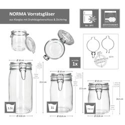 05-17103020S-17103520S-17104020S-Norma-Vorratsglas-750ml-1L-1-5L-3tlg-Bemassung.jpg 5L - 17103020S & 17103520S & 17104020S_Bild_2