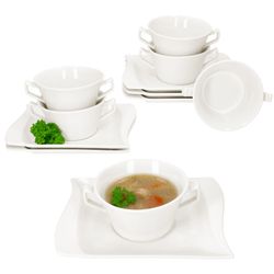01-162582-162583-MamboCat-Ivory-Suppentasse-mit-Untertasse-6er-Set-Deko.jpg 6er Set IVORY Suppentassen mit Untertassen aus Porzellan_Bild_1