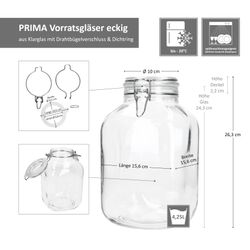 06-17214620S-Borgonovo-Prima-Vorratsglas-4-25L-eckig-Bemassung.jpg 25L - 17214620S_Bild_6