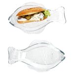 2er Set OSLO Fischplatte Größe M aus Glas - TT11192_Bild_1