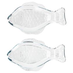 02-11192-Toker-Oslo-Fischplatte-Glas-M-29x16cm-2er-Set-Draufsicht.jpg 2er Set OSLO Fischplatte Größe M aus Glas - TT11192_Bild_2