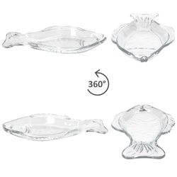 04-11192-Toker-Oslo-Fischplatte-Glas-M-29x16cm-360-Grad-Ansicht.jpg 2er Set OSLO Fischplatte Größe M aus Glas - TT11192_Bild_4