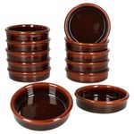 12er Set ESCURO Cazuela Ton-Schale Ø 12cm dunkelbraun - 240733.2_Bild_2