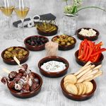12er Set ESCURO Cazuela Ton-Schale Ø 12cm dunkelbraun - 240733.2_Bild_3
