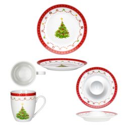 04-MamboCat-Weihnachtstraum-18tlg-Fruehstuecksset-alle-Teile2.jpg 6x Kaffeebecher & 6x Eierbecher aus Porzellan_Bild_4