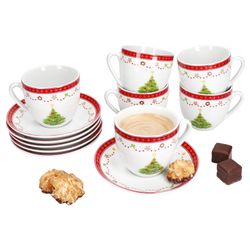 01-161868-161869-MamboCat-Weihnachtstraum-Kaffeetasse-mit-Untertasse-6er-Set-Deko.jpg 6er Set Weihnachtstraum Kaffeetasse mit Untertasse aus Porzellan_Bild_1