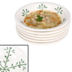 01-23105888-HIT-Tanne-gruen-Tree-Suppenteller-6er-Set-Deko.jpg 6er Set Wald grün Suppenteller Steingut für 6 Personen - 23105888_Bild_1