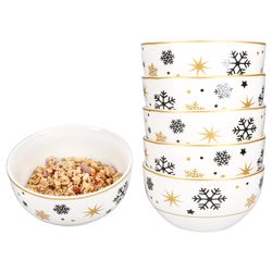 01-23108256-HIT-Stars-schwarz-gold-Schneeflocke-Mueslischale-6er-Set-Deko.jpg 6er Set Stars schwarz-gold Müslischale Steingut für 6 Personen - 23108256_Bild_1