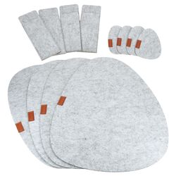 01-641-120-Justus-Brenger-Justinus-Alois-Tischset-hellgrau-12ltg-Tischset.jpg 12tlg ALOIS Tisch-Set hellgrau aus Filz für 4 Personen - 641-120_Bild_1