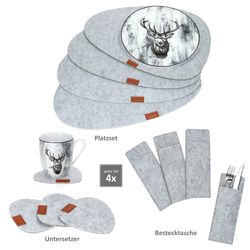 04-641-120-Justus-Brenger-Justinus-Alois-Tischset-hellgrau-alle-Teile.jpg 12tlg ALOIS Tisch-Set hellgrau aus Filz für 4 Personen - 641-120_Bild_4