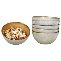 01-23108323-HIT-Kairo-gold-Mueslischale-Glas-6er-Set-Deko-01.jpg 6er Set Kairo Gold Müslischale aus Glas für 6 Personen - 23108323_Bild_1