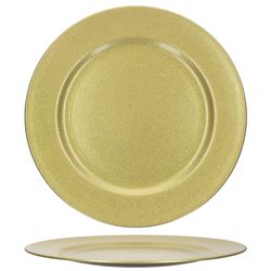 04-22283318-HIT-Gold-Glitzer-Platzteller.jpg 6er Set Platzteller Gold GLITZER Kunststoff - 22283318 _Bild_4