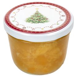 04-00080692-Sturz-TO82-Weihnachtstraum-Deckel-230er-Einzeln-schraeg-gelbe-Marmelade.jpg 25er Set Sturzglas 230 ml To 82 Weihnachtstraum Deckel incl. Rezeptheft_Bild_4