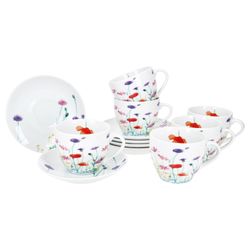 02-163030-163031-MamboCat-Marie-Kaffeetasse-mit-Untertasse-fuer-6Personen.jpg 6er Set MARIE Kaffeetasse mit Untertasse Porzellan für 6 Personen_Bild_2