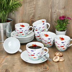 05-163030-163031-MamboCat-Marie-Kaffeetasse-mit-Untertasse-Ambientebild-02.jpg 6er Set MARIE Kaffeetasse mit Untertasse Porzellan für 6 Personen_Bild_6