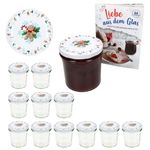 12er Set Sturzglas 350 ml To 82 Candyman Deckel incl. Rezeptheft_Bild_1