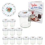 12er Set Sturzglas 350 ml To 82 Candyman Deckel incl. Rezeptheft_Bild_2