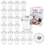 25er Set Sturzglas 350 ml To 82 Candyman Deckel incl. Rezeptheft_Bild_2